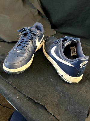 Nike Air Force 1 Size 8.5 Midnight Navy Little Wear Good Shape  