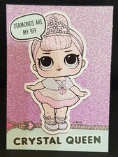  LOL CRYSTAL QUEEN GLITTER DOLL COLLECTOR CARD