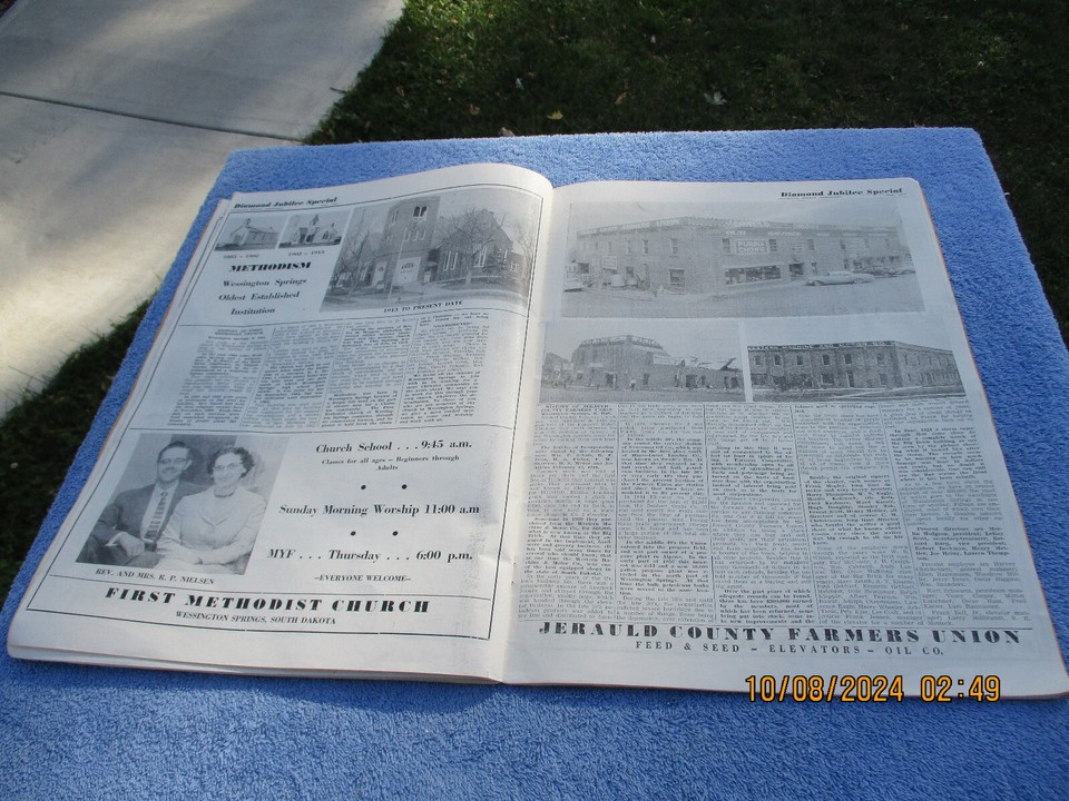 75th Anniversary Wessington Springs South Dakota Diamond Jubilee