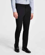 Kenneth Cole Reaction Men's Techni-Cole Suit Separate Slim-Fit Pants MSRP $135
