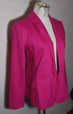 Women's Loft Hot Pink Linen Wrap Jacket Size 0 Nwt