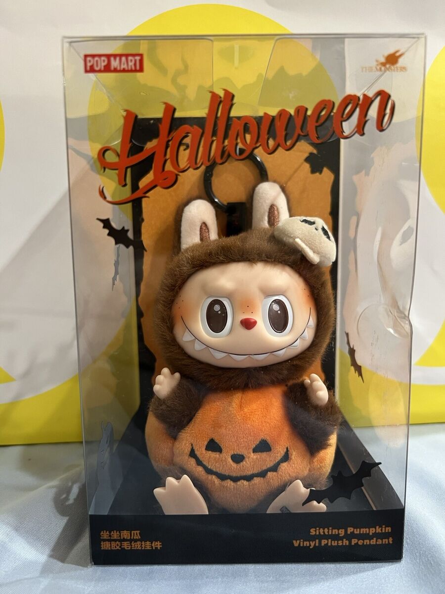 POP MART x Labubu-Happy Halloween Sitting Pumpkin Plush POP MART x Labubu-Happy Halloween Sitting Pumpkin Plush