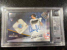2017 Topps Now Aaron Judge Autograph Game Used Base Rookie BGS 9 /49 696B RC ROY