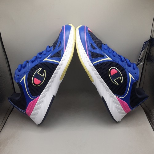 Champion Women's V Srs Approach Running Shoes 7M Navy Pink D353 - Picture 4 of 11