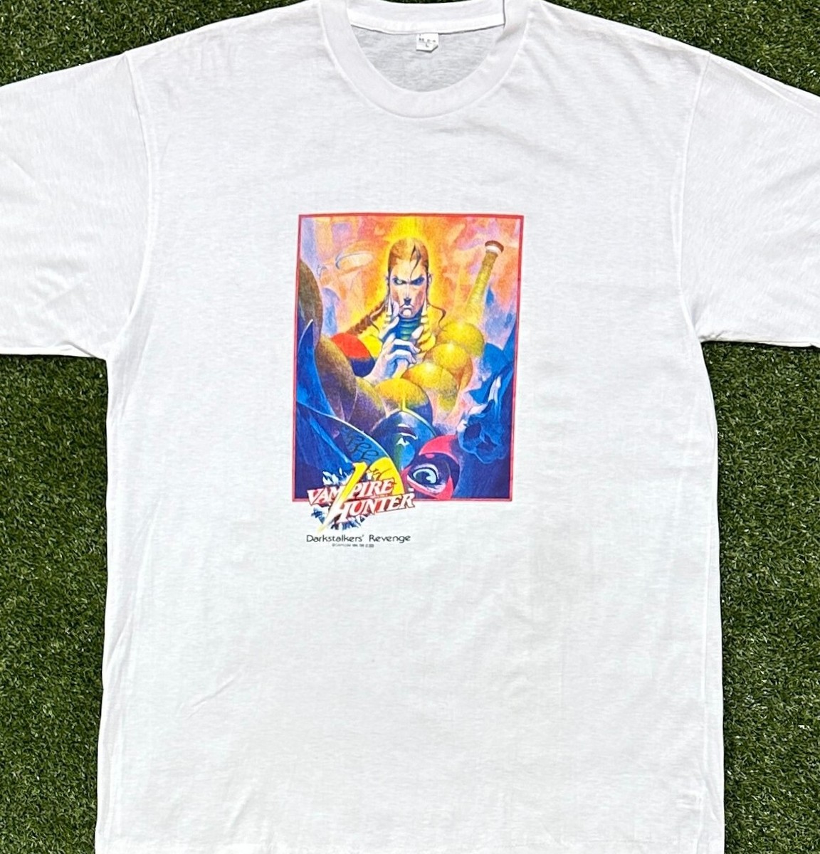 90s vintage VAMPIRE HUNTER DARKSTALKERS' REVENGE capcom t 90s vintage VAMPIRE HUNTER DARKSTALKERS' REVENGE capcom t