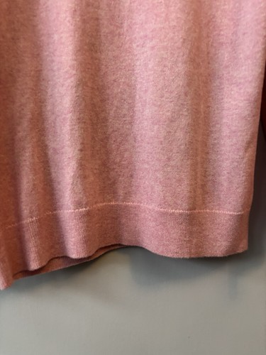 Woolovers Rosa Argyle Tejido Estampado Suave Jersey Merino Cachemira Mezcla Acogedor Preppy L - Imagen 10 de 14