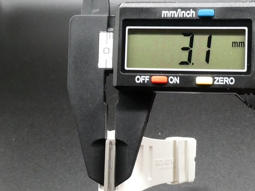 NEAR MINT Genuine Richard Mille RM011 White Rubber Watch Band Size M From JAPAN - Picture 13 of 15