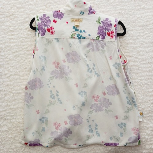 Bluse Gr. XL Blumen Knopfleiste Cottagecore Garden Morning Glories weich Mädchen Y2K - Bild 13 von 17