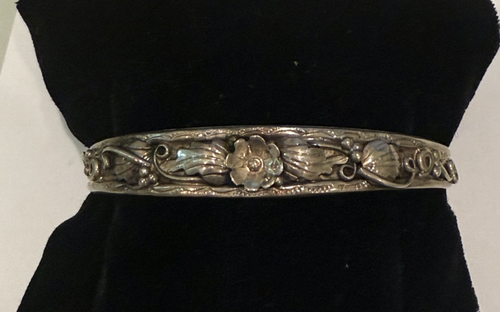 STERLING NATIVE AMERICAN CUFF BRACELET - Imagen 2 de 5