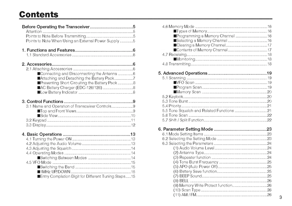 Alinco DJ-C7 T E Transceiver Instruction Manual 34 Pages Operating Guide - Image 2 of 3