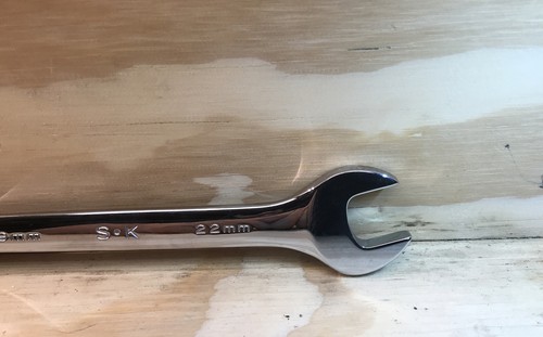 SK 19mm X 22mm #86519 OPEN END WRENCH FREE SHIPPING USA MADE NEW. - Picture 6 of 7