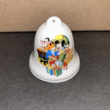 Disney Christmas Bell Ornament Mickey Pluto G...
