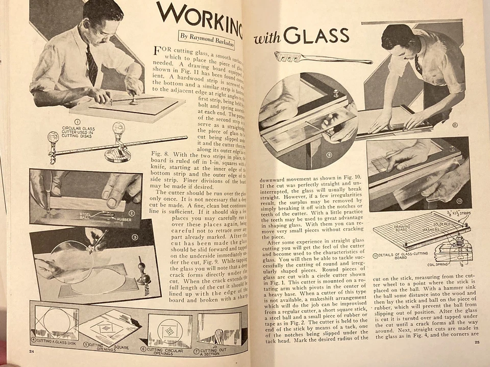 1935 - 1936 Popular Mechanics Shop Notes Volume XXXII Metal Working Wood Working Foto 4 de 4