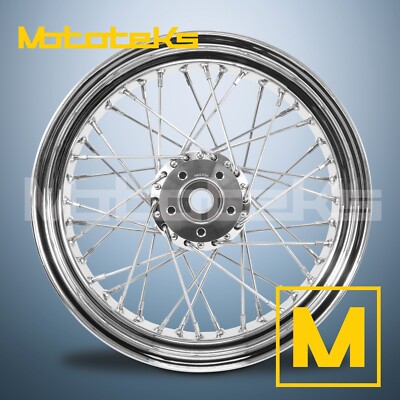 18X3.5 40 SPOKE WHEEL STAINLESS FOR HARLEY SOFTAIL DYNA SPORTSTER
