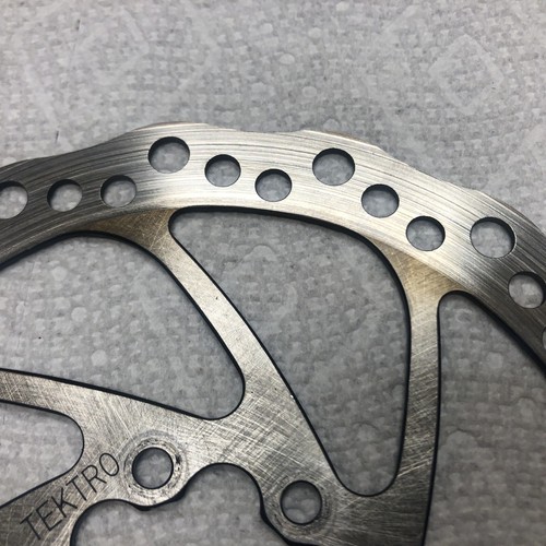 TEKTRO Rotor Bicicleta 160mm Montaña Hidráulico MTB Freno de Disco 6 Pernos USADO - Imagen 4 de 8