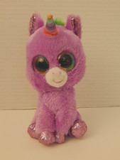 Ty  Beanie Boos  'Rosette' the Purple Unicorn  2021  NO Hang Tag