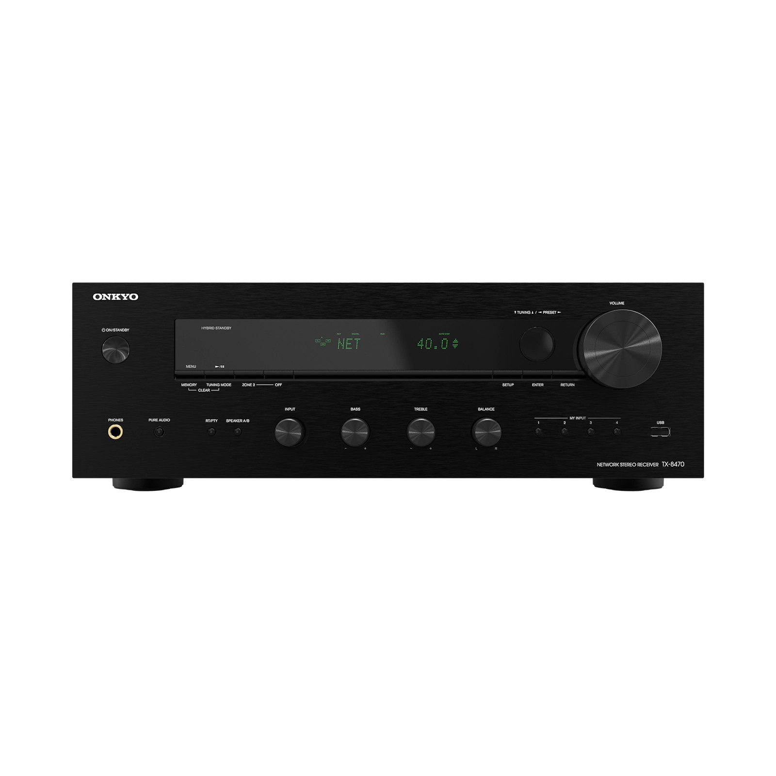 Onkyo Tx-8470 Hi-Fi Netzwerk-Stereo-Receiver Schwarz Tx8470bmmp - Image 3