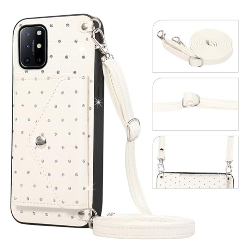 Phone Case for OnePlus 8T OnePlus8T Plus 9R 5G Wallet Cover with Crossbody - Picture 7 of 7
