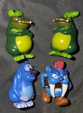 Yowie World Lot 4 PVC 2" Mini Figures Yowies