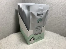 Box  Of 15  Ikoo Thermal Treatment Wrap Hydrate And Shine Mask free shipping