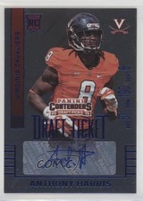 2015 Contenders Draft Picks College Ticket Blue Foil Anthony Harris Auto k5i
