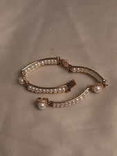 Vintage 10K Yellow Gold Fresh Water Pearls Ra...