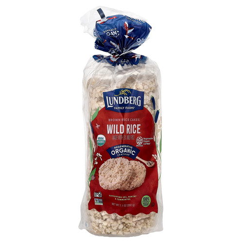 Organic Brown Rice Cakes, Wild Rice, 7.1 oz (202 g)