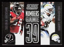 2014 Score #NG35 Steven Jackson / Danny Woodhead Numbers Game