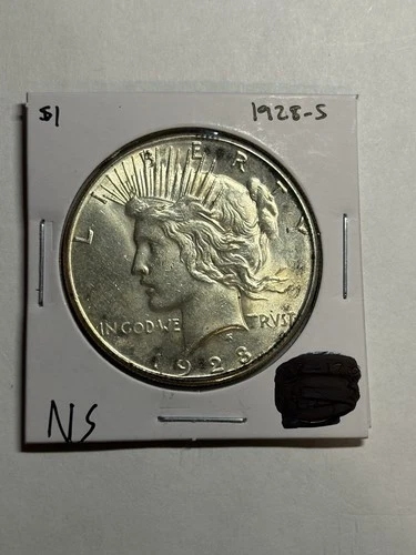 1928 S Peace Silver Dollar $1 Nice UNC Better Date San Francisco Mint