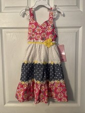  Nannette Girl  s Floral Dress Sz. 6. NWT. D
