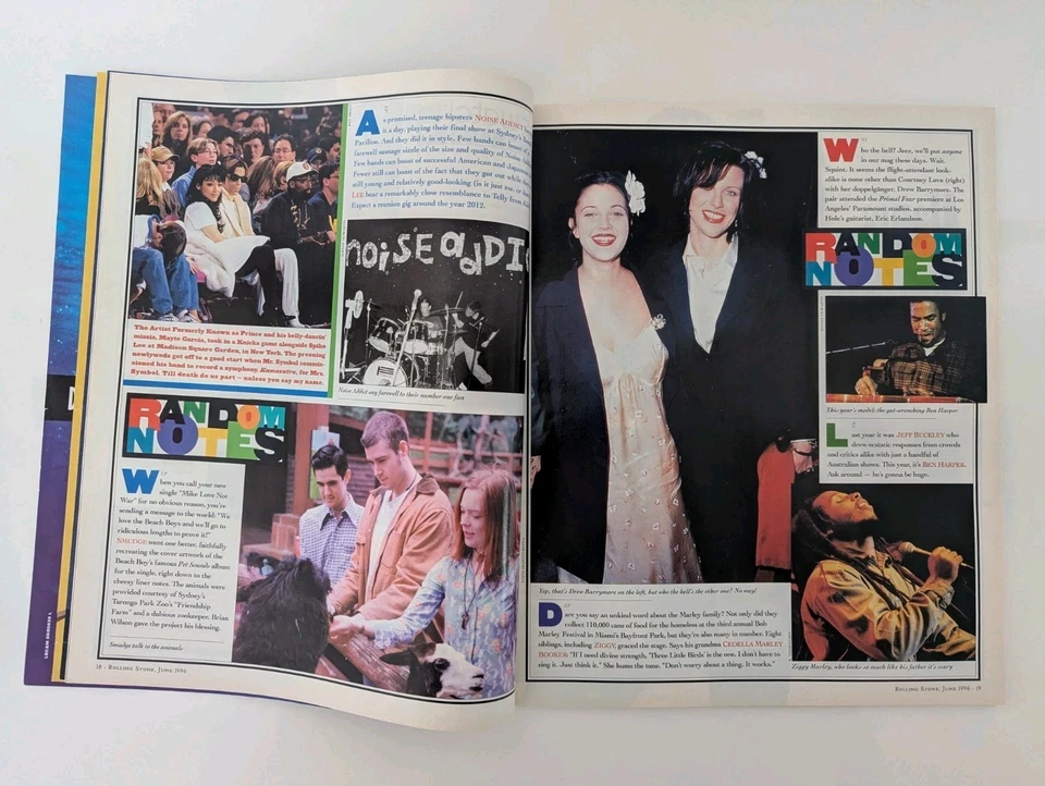 Vintage Rolling Stone Magazine - JUNE 1996 OASIS Cover. NO LABEL!! - Image 2 of 4