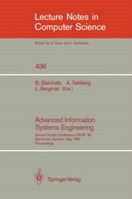 Steinholtz - Advanced Information Systems Engineering   Second Nordic  - X555z