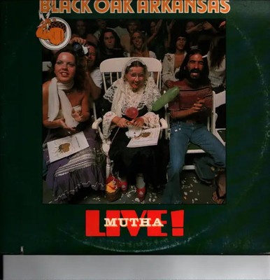 Black Oak Arkansas Live! Mutha NEAR MINT ATCO Vinyl LP