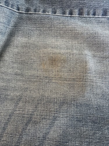 Levi's 569 Jeans Uomo 36x30 Sciolto Dritto Baggy Lavaggio Leggero Sbiadito Denim Distress - Foto 9 di 12