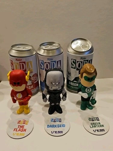 DC Funko Soda Lot Green Lantern Darkseid The Flash
