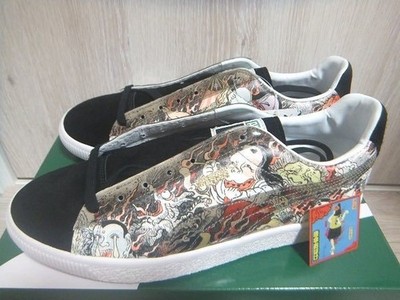 Puma Suede Mij T.T.T. Atmos x Three Tides Tattoo Puma Black 381246-01 Men Us9.5