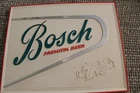 Vintage Plastic Bosch Beer Sign