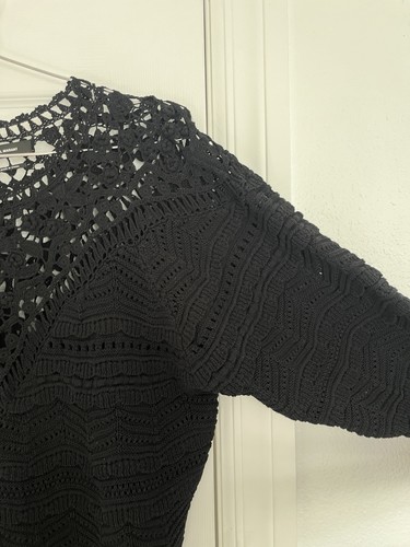ISABEL MARANT Pullover schwarz 100% Baumwolle Größe 40 - Bild 4 von 7