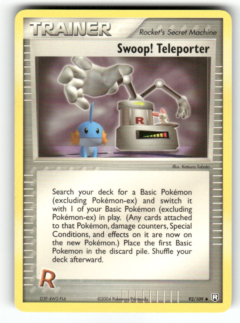 Swoop! Teleporter 92/109 - UC Team Rocket Returns Pokemon NM