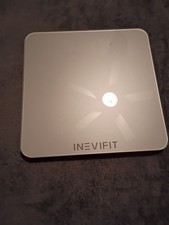 INEVIFIT Digital Glass Bathroom Scale Glacier Silver IBS002S