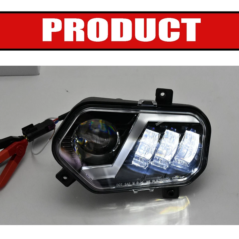 Faros LED Plug and Play DRL para RZR 900 800 11-14/Sportsman/Ranger 12-13 Foto 4 de 4