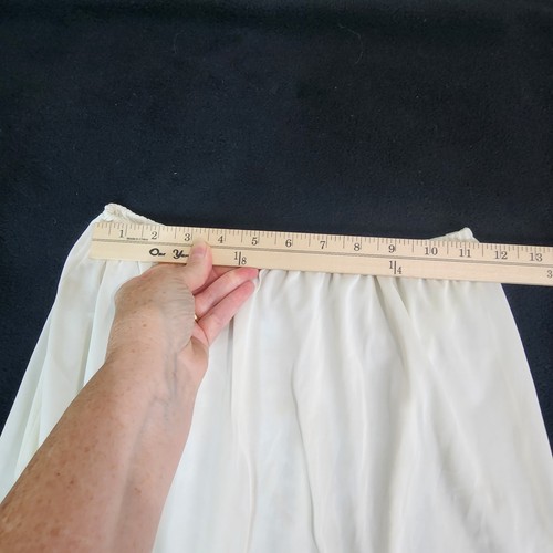 Vntg HTF Van Raalte Pleated Half Slip Petticoat Opaquelon Med mid-1950's #2229 - Picture 10 of 14
