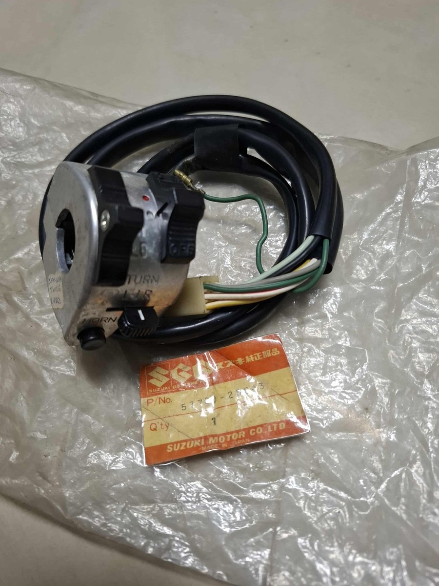 SUZUKI TC125-TS125-TC-TS185-TS250 HANDLE SWITCH LH GENUINE NOS