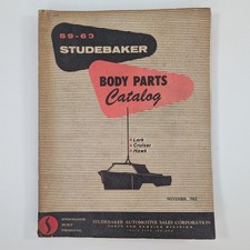 1959-1963 Studebaker Body Parts Catalog - Lark Cruiser Hawk