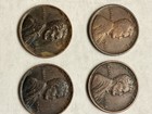 Indian Head/Wheat Cent Lot Of 10 Coins With A Dark Patina. — photo 6