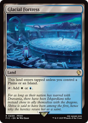 Glacial Fortress (REGULAR) x1 - MTG Final Fantasy Commander FIC #400
