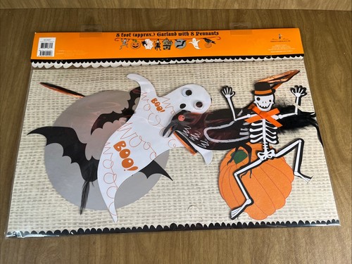 Meri Meri große Halloween Girlande Wimpel 8’ Skelett Hexe Geist Party Deko - Bild 6 von 8