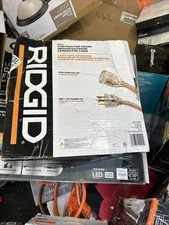 Ridgid 69L14025RGD 25 ft. 10/4 Outdoor Generator Extension Cord, Lighted End