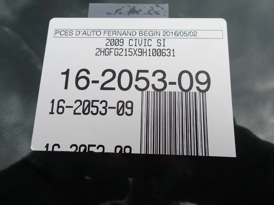 Used Rear Spoiler fits: 2009 Honda Civic Cpe 2.0 Rear Grade A Foto 2 de 4