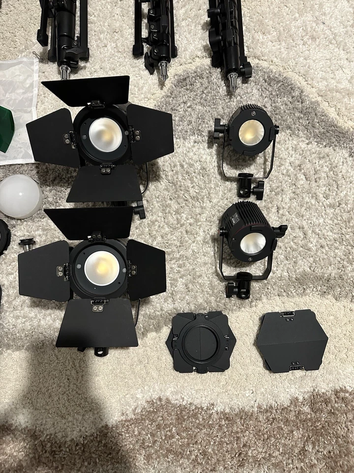 Fiilex P360 pro plus (x2) and P180E (x2) Portable LED Light (2800-6500K) Kit - Image 3 of 4